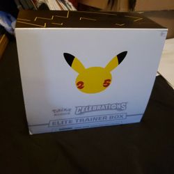 Opened POKEMON 25th Anniversary celebrations ETB 