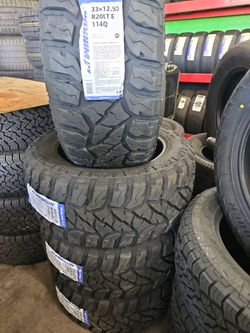 New set of tires winrun 33 1250 20 lt