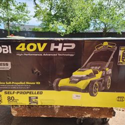 BRAND NEW IN BOX Ryobi Self Propelled 40 Volt Electric Mower