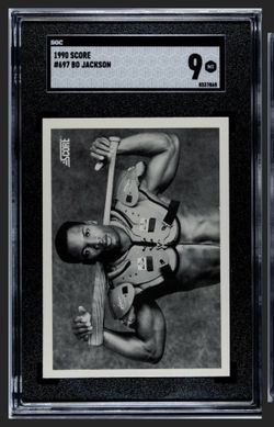 1990 Score #697 Bo Jackson – SGC 9