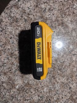 DeWalt 2ah battery + charger