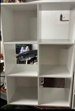 6-Cubby Horizontal or Vertical Storage Cabinet. 36” x 24” x 12”. …
