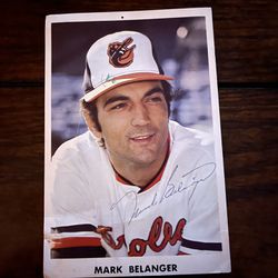 1978 Orioles Mark Belanger signed autograph
