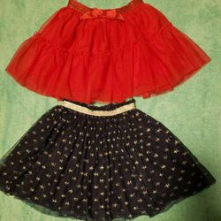 6-7Y Girl 3 Layers Skits Two For $12