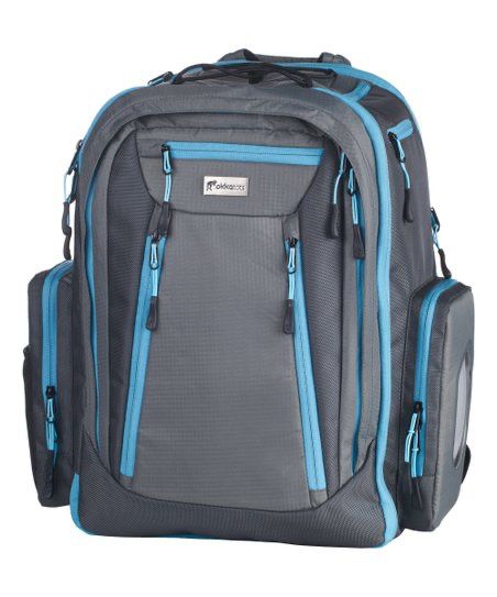 Okkatots baby-diaper backpack.(Blue and Black)