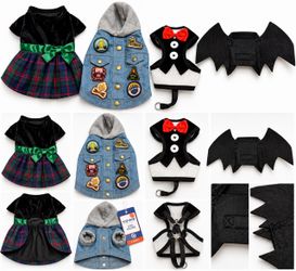 Dog Clothing and Costume Bundle – 4 Pieces
