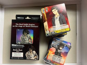 Trial Deck+ Plus Final Season Attack On Titan Weiss Schwarz  Bulk cards
