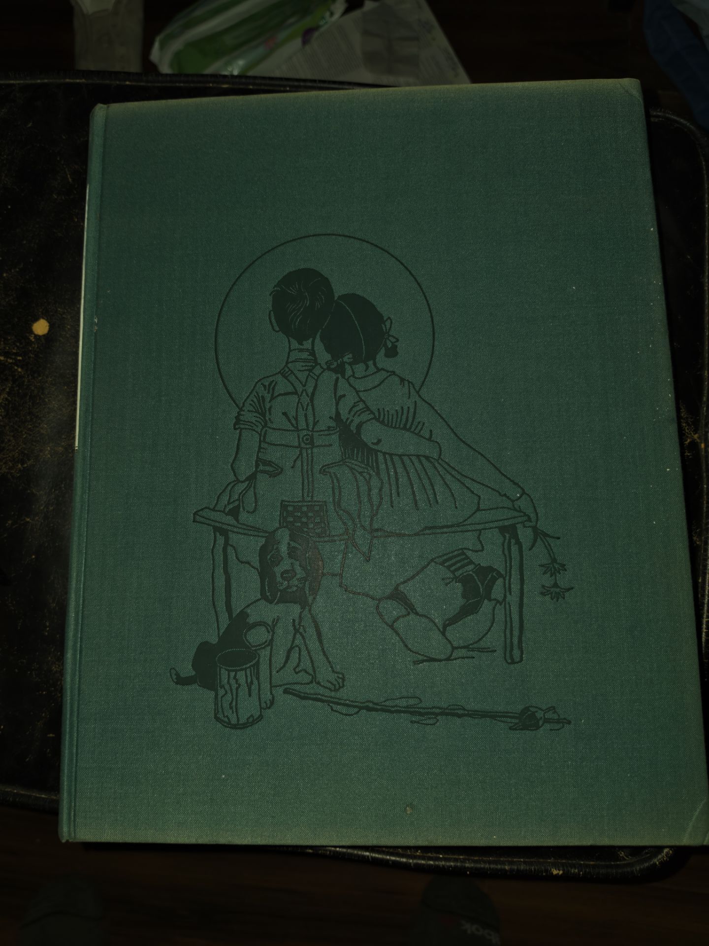 Vintage Large Norman Rockwell Coffee Table Book