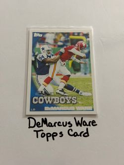 DeMarcus Ware Dallas Cowboys Hall of Fame LB Topps Card.