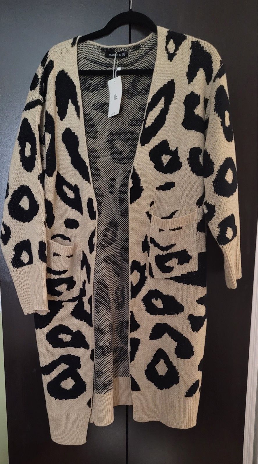 Lepoard Sweater Cardigan