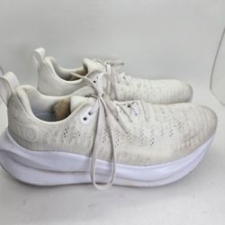 Nike ReactX Infinity Run 4 Shoes Women's 5.5 Triple White Road Running Sneakers