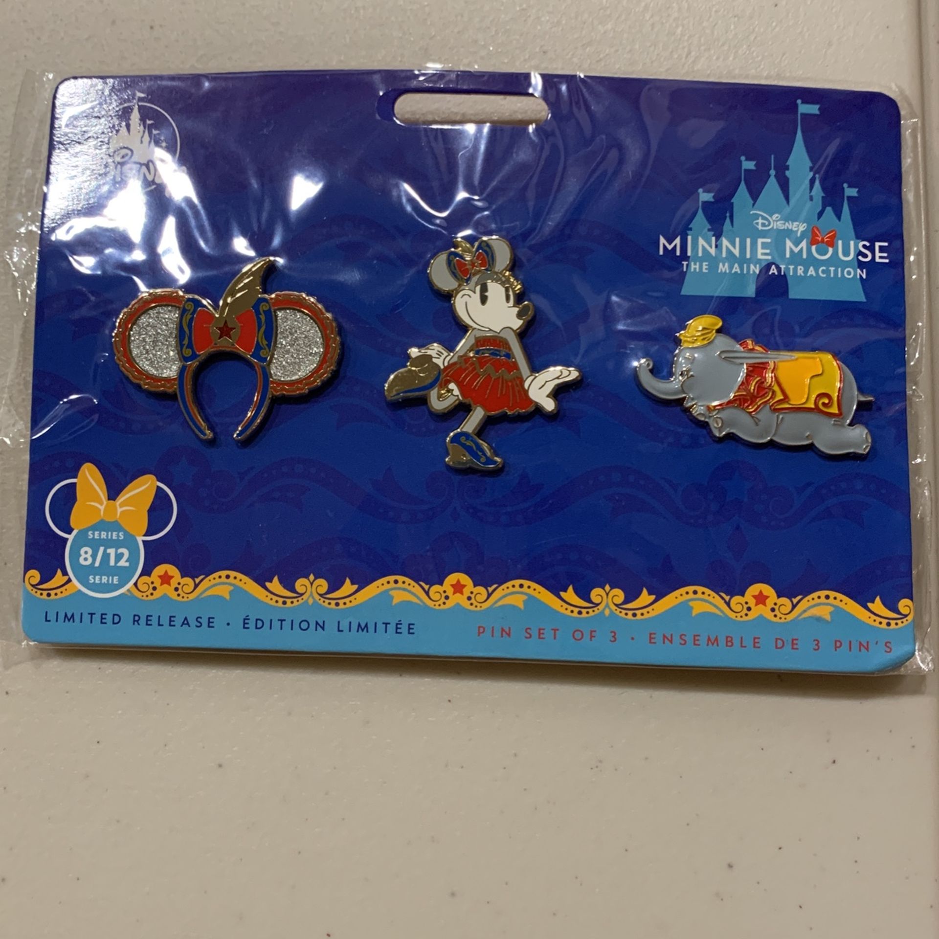 Disney Minnie Main Attraction Pin Set