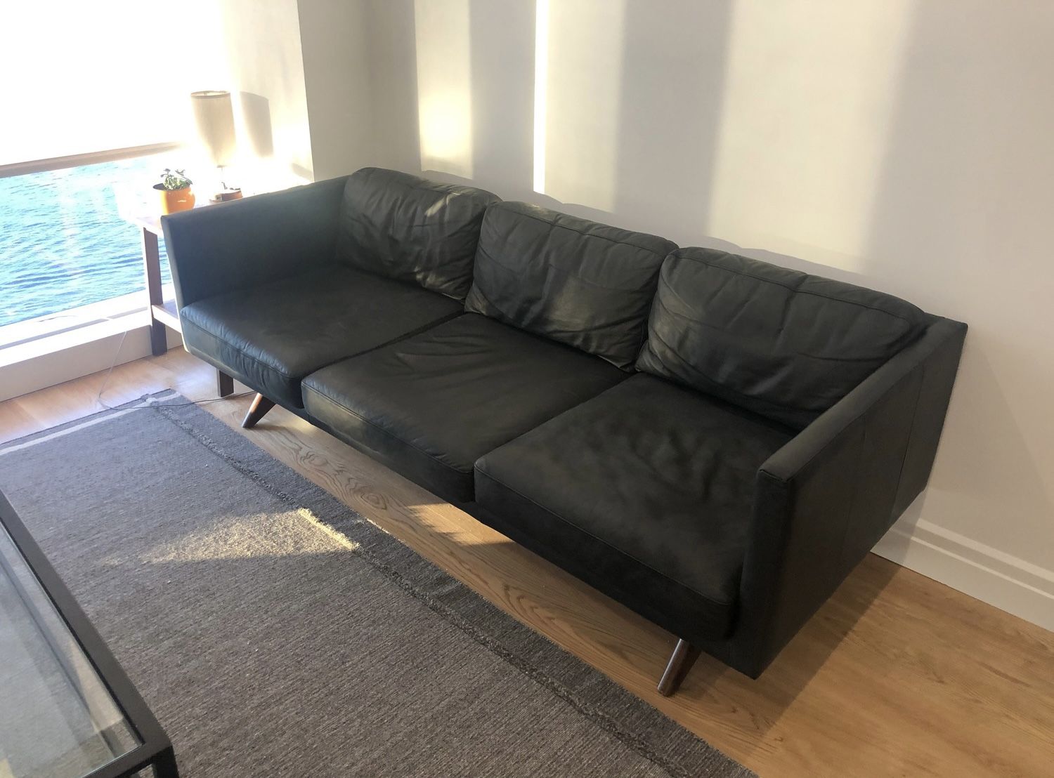 Open Box: Brooklyn Leather Sofa