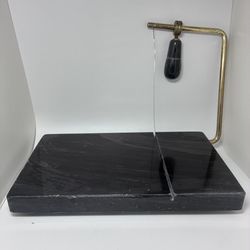 siparui Cheese Slicer,Marble Cheese Slicer Board for Cut Block Cheeses
