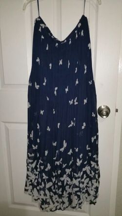 Brand new pleated skirt or strapless dress.