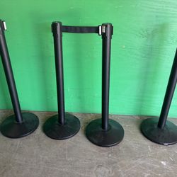 Black 36" Crowd Control / Guidance Stanchion Kit