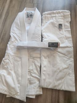 Moya Brand A1 White Jiu Jitsu Kimono Uniform Jacket Pants Belt Adult Set