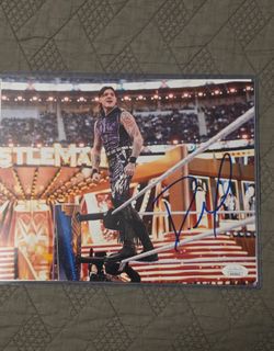 Dominik Mysterio Signed 8x10