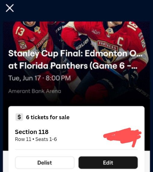 Stanley Cup Final: Edmonton Oilers At Panthers Game 6