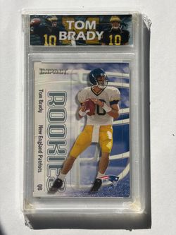 Tom Brady Fleer Impact Rookie Card New England Patriots