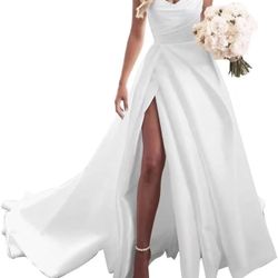 Brand New Wedding Gown, New Veil