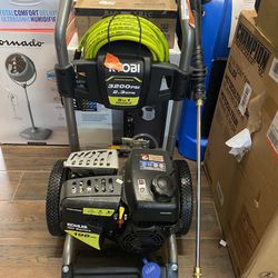 RYOBI 3200 PSI 2.3 GPM Cold Water 196cc Kohler Gas Pressure Washer and 15 in. Surface Cleaner- NEW 