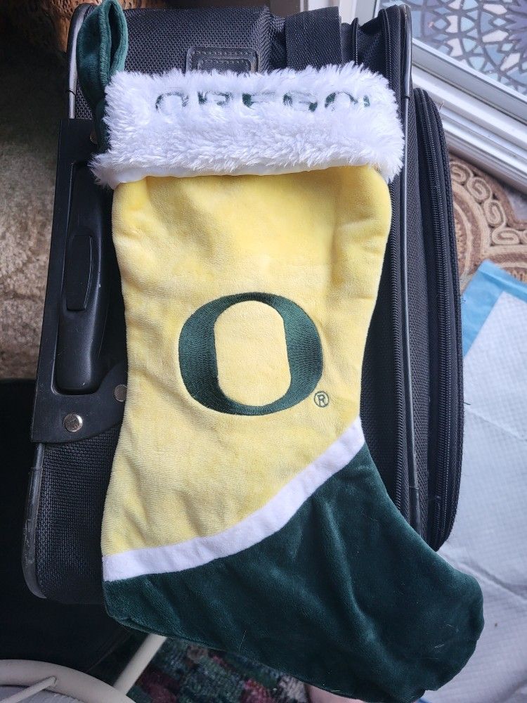 Oregon duck Christmas Stocking