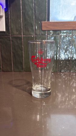 Carlsberg beer glass