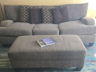 Sofa, love seat, and ottoman set $400