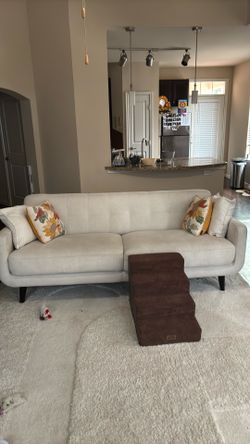White couch