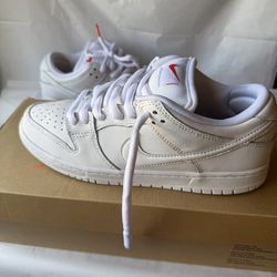 Nike SB dunk low pro white size 7 men