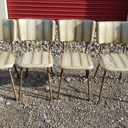 Vintage MIDCENTURY Dining Room Chairs- Set Of 4