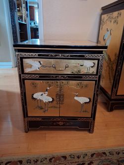 Oriental side table