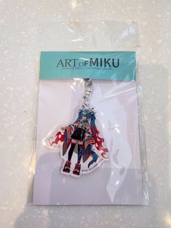 Hatsune miku keychain