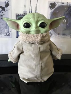 Grogu Star Wars Mandalorian Doll 11” rubber