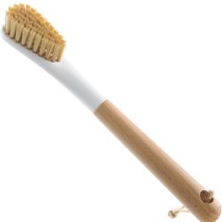 Brandnew Wood Laundry Brush, OSCIOSS Laundry Stain Brush wth Long Handle and Soft Bristle for Cleaning Clothes & Shoes, Protable Laundry Brush for Sta