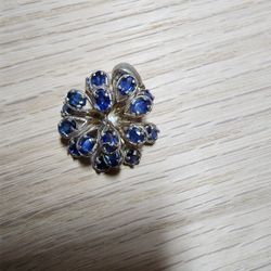 Genuine Blue Sapphire Pendant