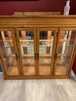 Antique Dining Hutch Cabinet (Top piece)