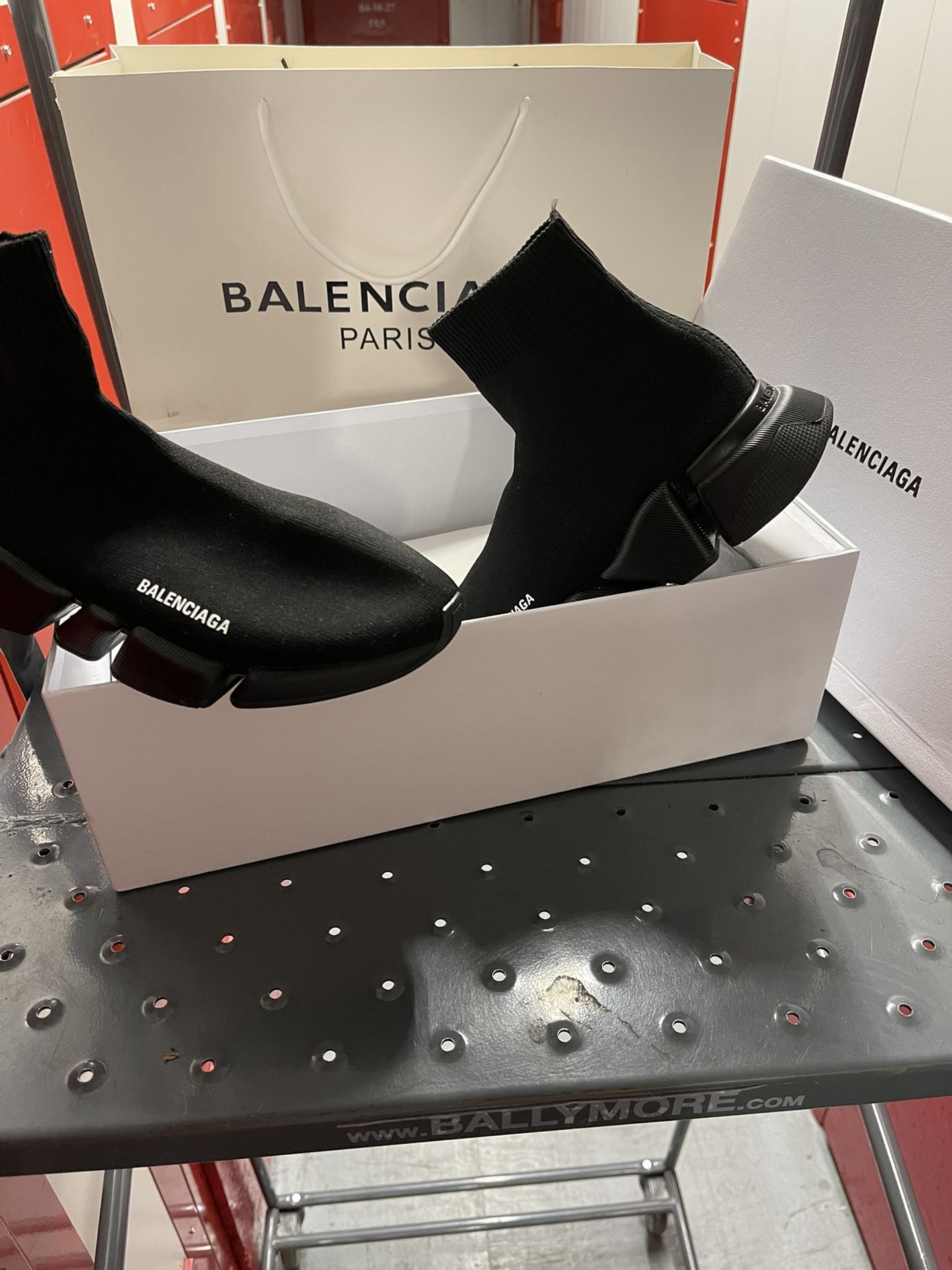 Balenciaga Runner Sneakers New All Black only worn one time come with brand New Balenciaga black socks