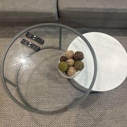 Marble Glass Table