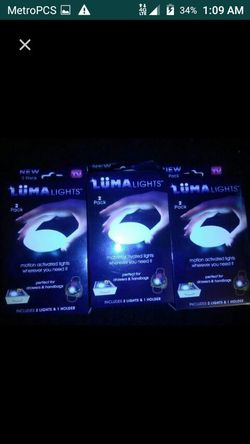 I have three new luma lights