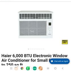 Haier Air-conditioning 6000 Btu- Like NEW