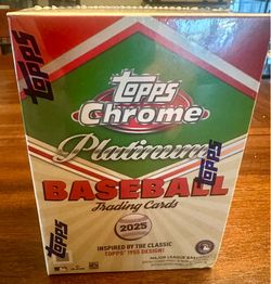 2025 Topps Chrome Platinum Baseball
