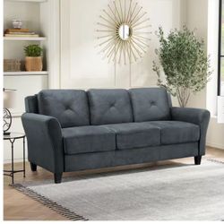 Grey Couch In Box  3 Seater 