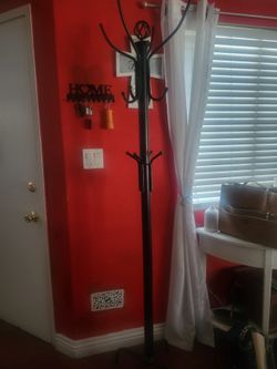 Coat rack planters