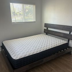 Newer Queen Bed frame And Mattress!