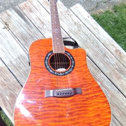 Fender T-Bucket 300CE Acoustic Electric Guitar w/ GB (2014 - Amber)