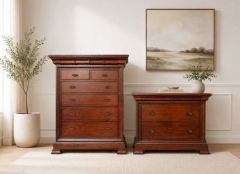 *Free Delivery & Flash Sale!* Gorgeous Basset Solid Cherry Wood Set