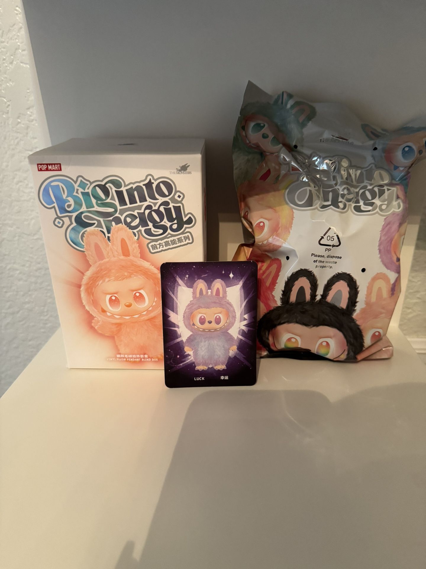 Labubu Big Into Energy Luck