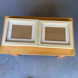 2 Light Wood Frames